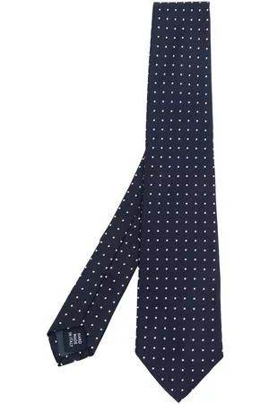 Ralph Lauren Men Bow Ties - Polka-dot print tie - Blue