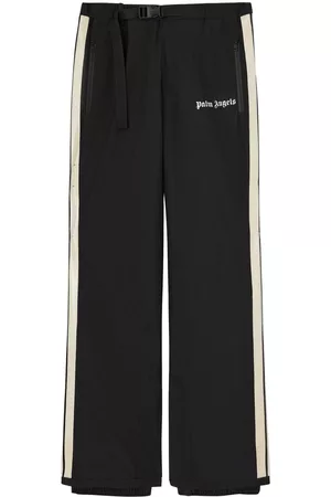 Palm Angels Track logo-print ski trousers - Black