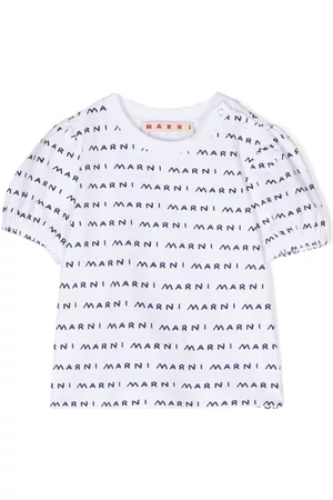 Marni Logo-print short-sleeve T-shirt - White