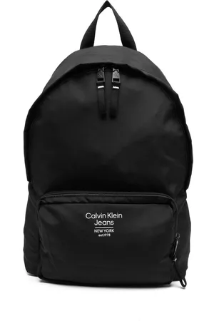 Calvin Klein Men Rucksacks - Logo-print backpack - Black