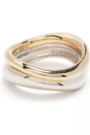 Agmes Women Gold Rings - Asymmetric design ring set - Gold
