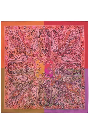 Etro Paisley-print pocket square - Pink