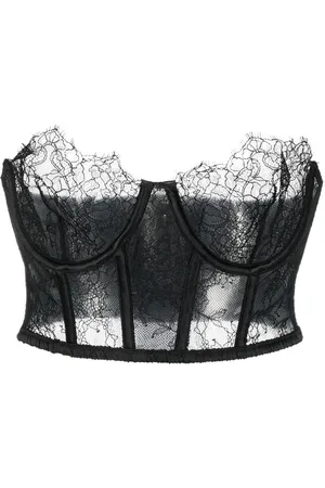 MAISON CLOSE Lace-detail bustier bra