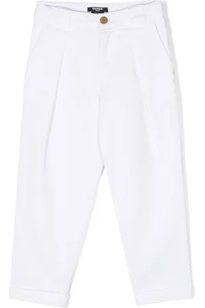 Balmain Pleat-detail straight-leg trousers