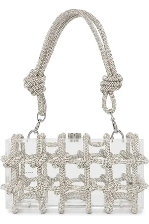 Cult Gaia Bess crystal-embellished shoulder bag
