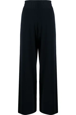 PRINGLE OF SCOTLAND High-waist wide-leg knitted trousers