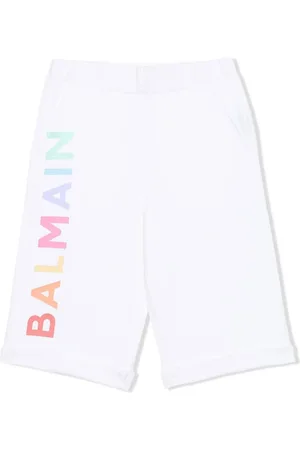 Balmain Logo-print jersey shorts