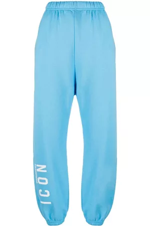 Dsquared2 Icon logo jersey track pants - Blue