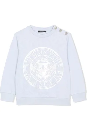 Balmain Logo-print cotton sweatshirt