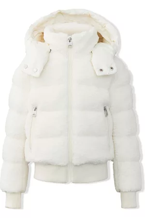 Mackage Girls Fleece Jackets - Ivory Ari fleece padded jacket - White