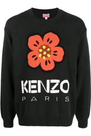 Kenzo Boke Flower intarsia-knit jumper