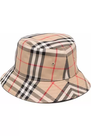 Burberry Check-print bucket hat - Brown