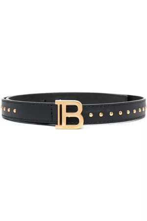 Balmain Belts - Logo buckle-fastening belt - Black