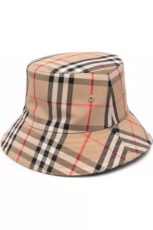 Burberry Check-print bucket hat - Brown
