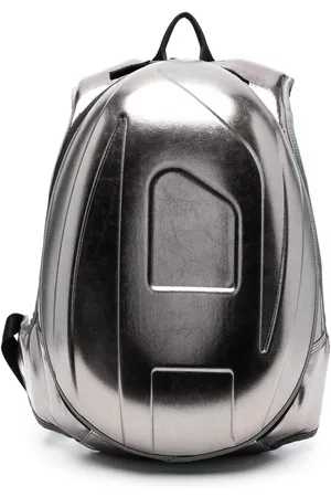 Diesel Chrome round backpack - Grey