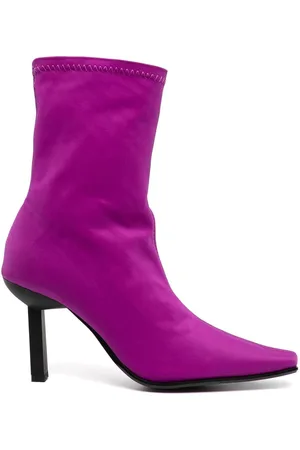 Le Silla Gilda 115mm mesh ankle boots - Purple