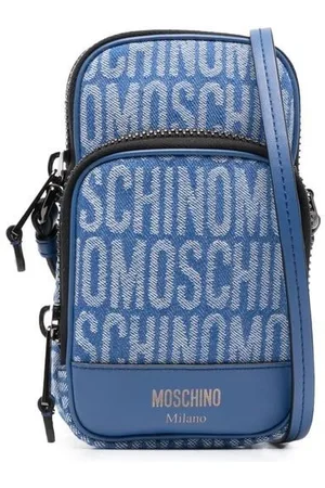 Moschino logo-jacquard Denim Makeup Bag - Farfetch