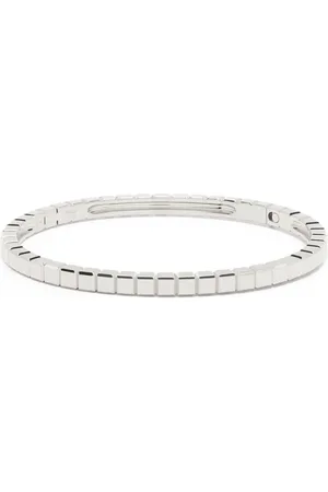 Chopard 18kt white gold large Ice Cube bangle