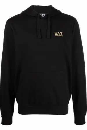 EA7 Chest-logo hoodie