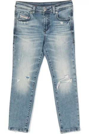 Diesel 2004-J straight distressed jeans - Blue