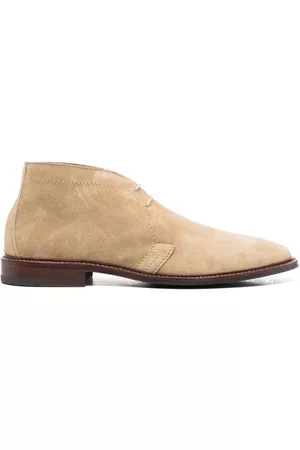Scarosso Men Lace-up Boots - Suede chukka boots - Neutrals