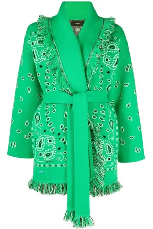 Alanui Bandana belted cardigan