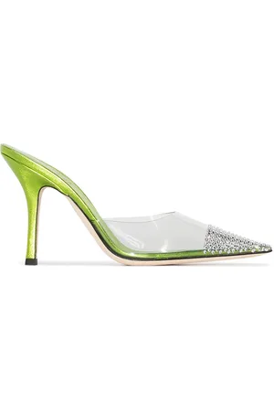 PARIS TEXAS Holly 95mm PVC mules