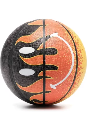 MARKET Flame-print basketball - Orange