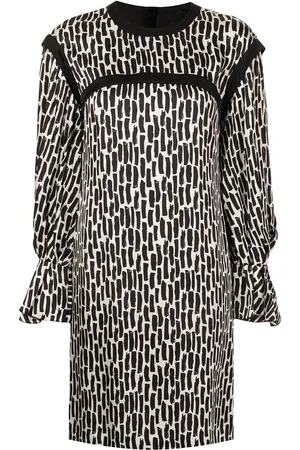 Paule Ka Brushstroke-print shift dress
