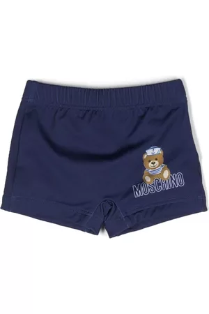 Moschino Swim Shorts - Teddy Bear print swim shorts - Blue