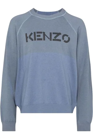 Kenzo Two-tone logo-print sweatshirt