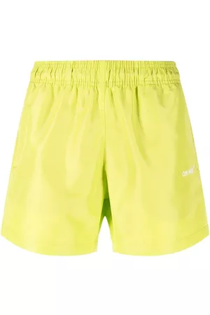 OFF-WHITE Men Swim Shorts - Arrows print swim shorts - Green