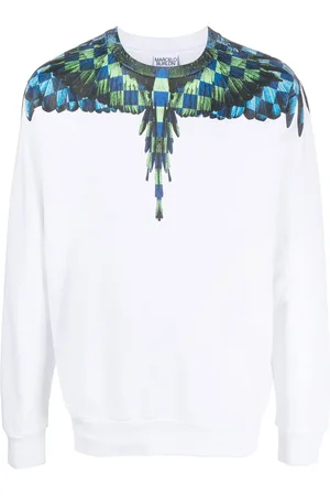 MARCELO BURLON Chess Wings crew-neck sweatshirt
