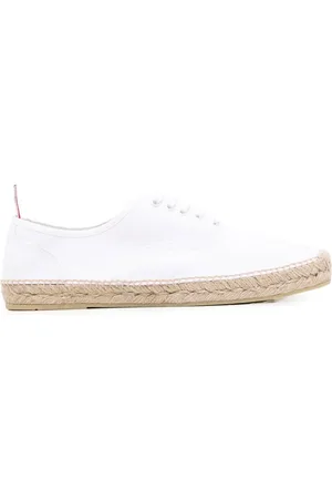Thom Browne Heritage jute sole low-top sneakers