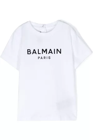 Balmain Logo-print short-sleeved T-shirt - White