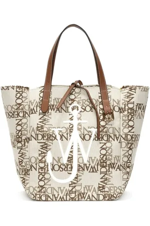 J.W.Anderson Cabas logo-grid tote bag