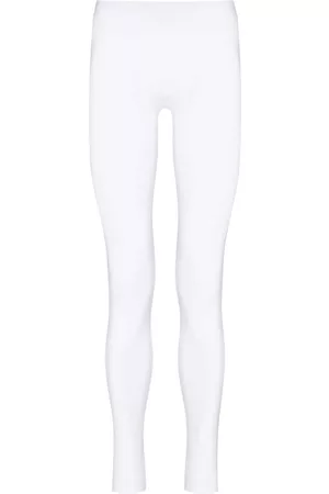 Zimmerli Men Sports Leggings - Mid-rise thermal leggings - White