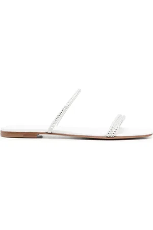 Gianvito Rossi Cannes leather slip-on sandals