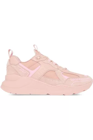 Burberry Women Sneakers - Logo-embossed tonal sneakers - Pink