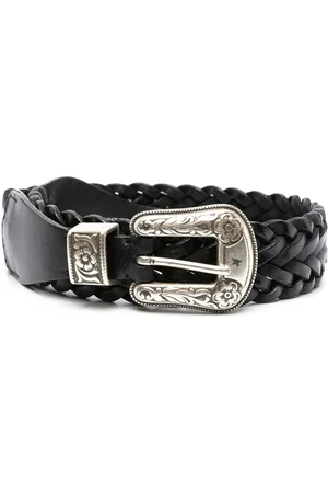 Golden Goose Braided buckle belt