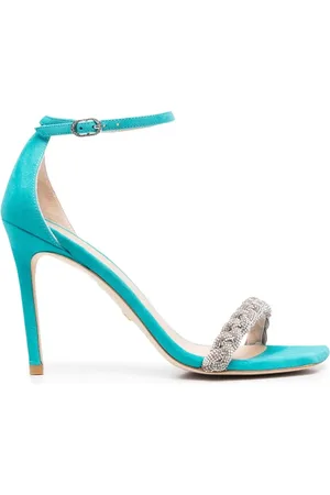 Stuart Weitzman Sue 100mm braided-strap sandals