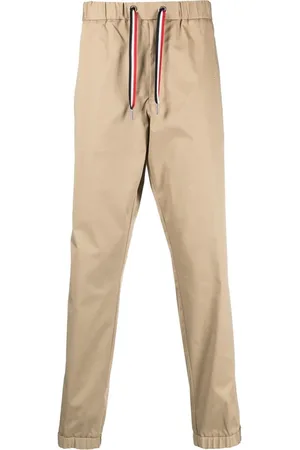 Moncler Logo-patch drawstring chinos