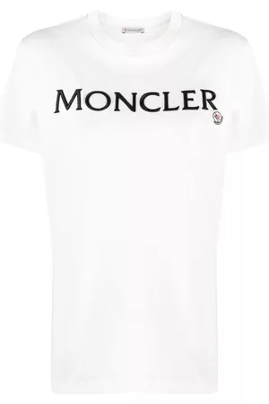 Moncler Logo-print short-sleeved T-shirt - White