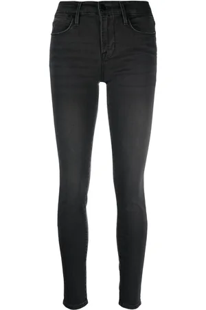 Frame High-rise skinny jeans