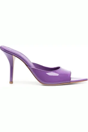 Gia Borghini Perni 100mm patent leather sandals