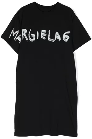 Maison Margiela Logo-print longline T-shirt - Black