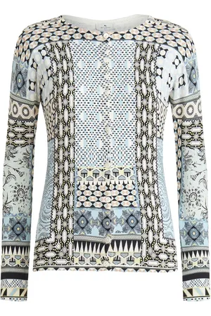 Etro Etro Jersey Turtleneck Sweater With Paisley Motifs - Stylemyle