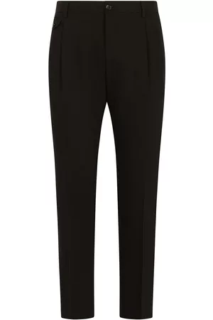 Dolce & Gabbana Men Formal Pants - Slim-fit tailored trousers - Black