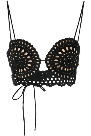 Stella McCartney Broderie anglaise bralette top