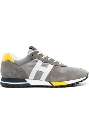 Hogan Panelled suede sneakers